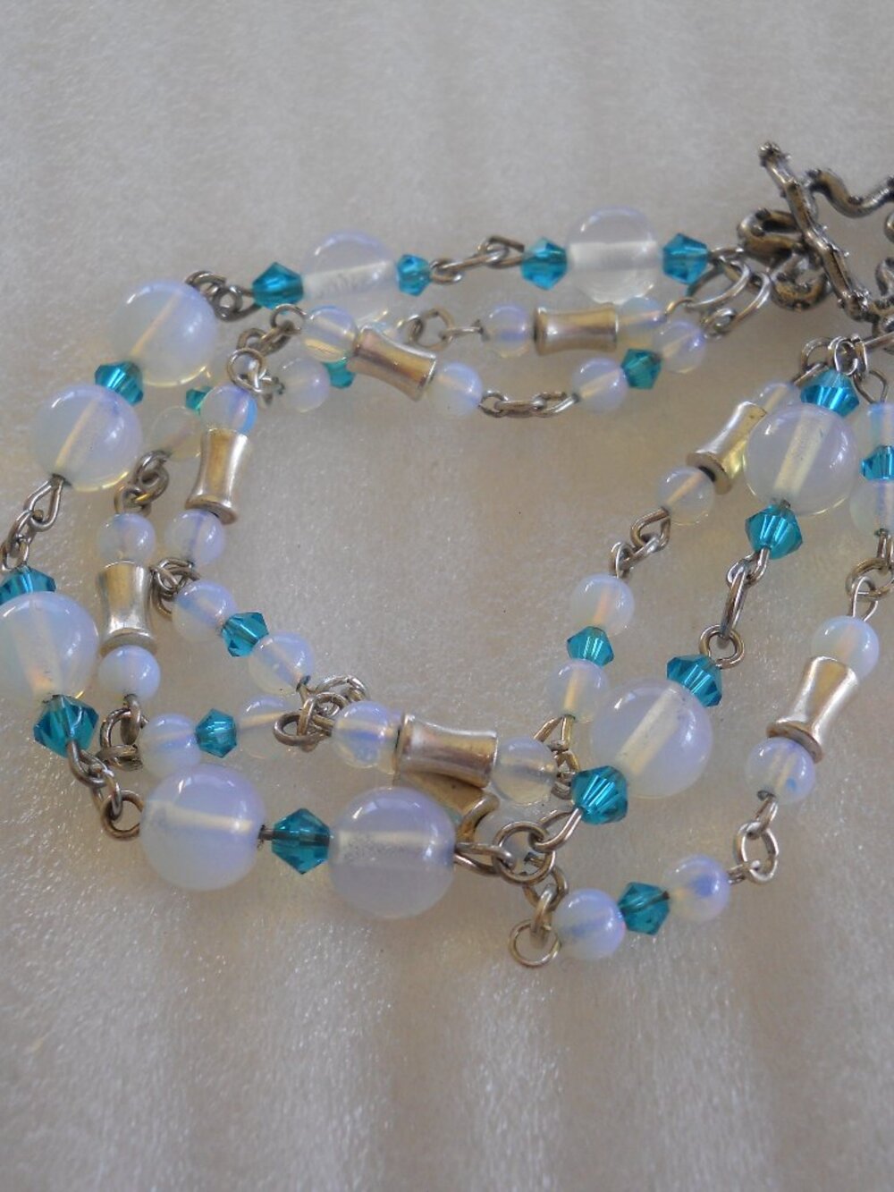 Multi Strand Opalite Beaded Bracelet   930